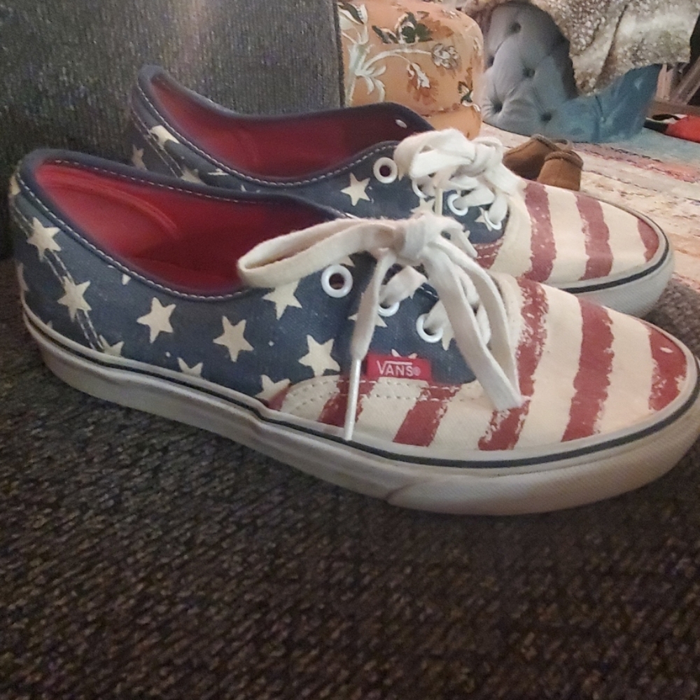 Vans Off The Wall American Flag Stars And Stripes